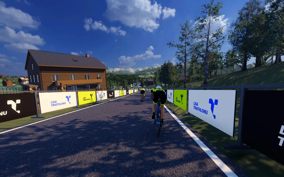 Tour de Pologne · Bukowina Tatrzańska w Liga Ride: widok z siodełka