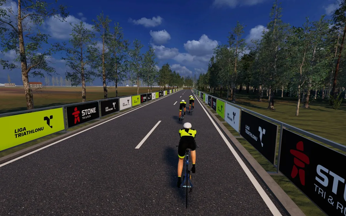 PGK Triathlon Puck w Liga Ride: widok z siodełka